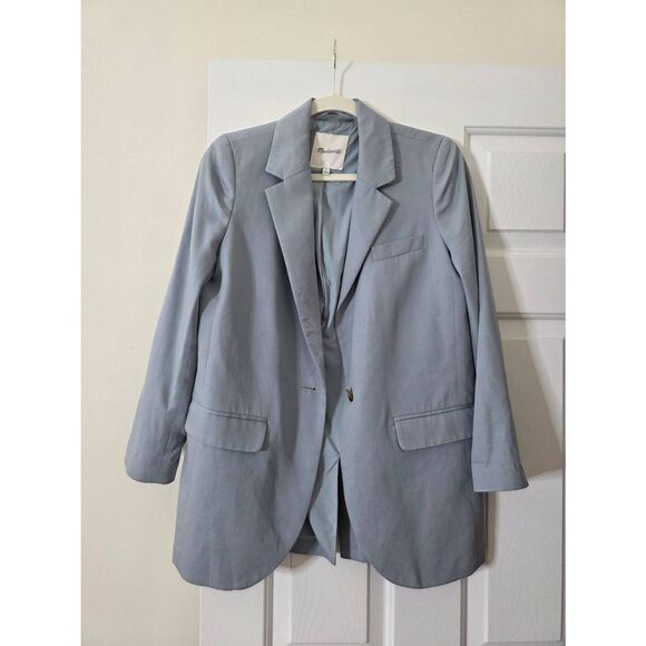 Madewell The Larsen Blazer in Drapeweave S  $178 - Picture 2 of 8